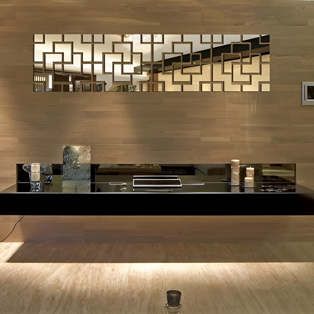 Film miroir adhésif mural