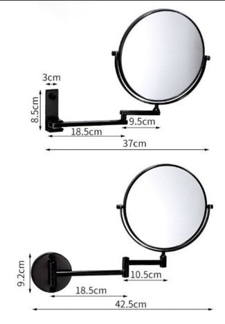 Miroir mural maquillage