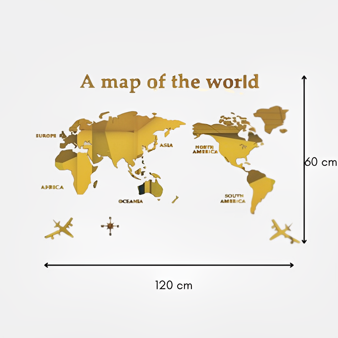 Miroir carte du monde