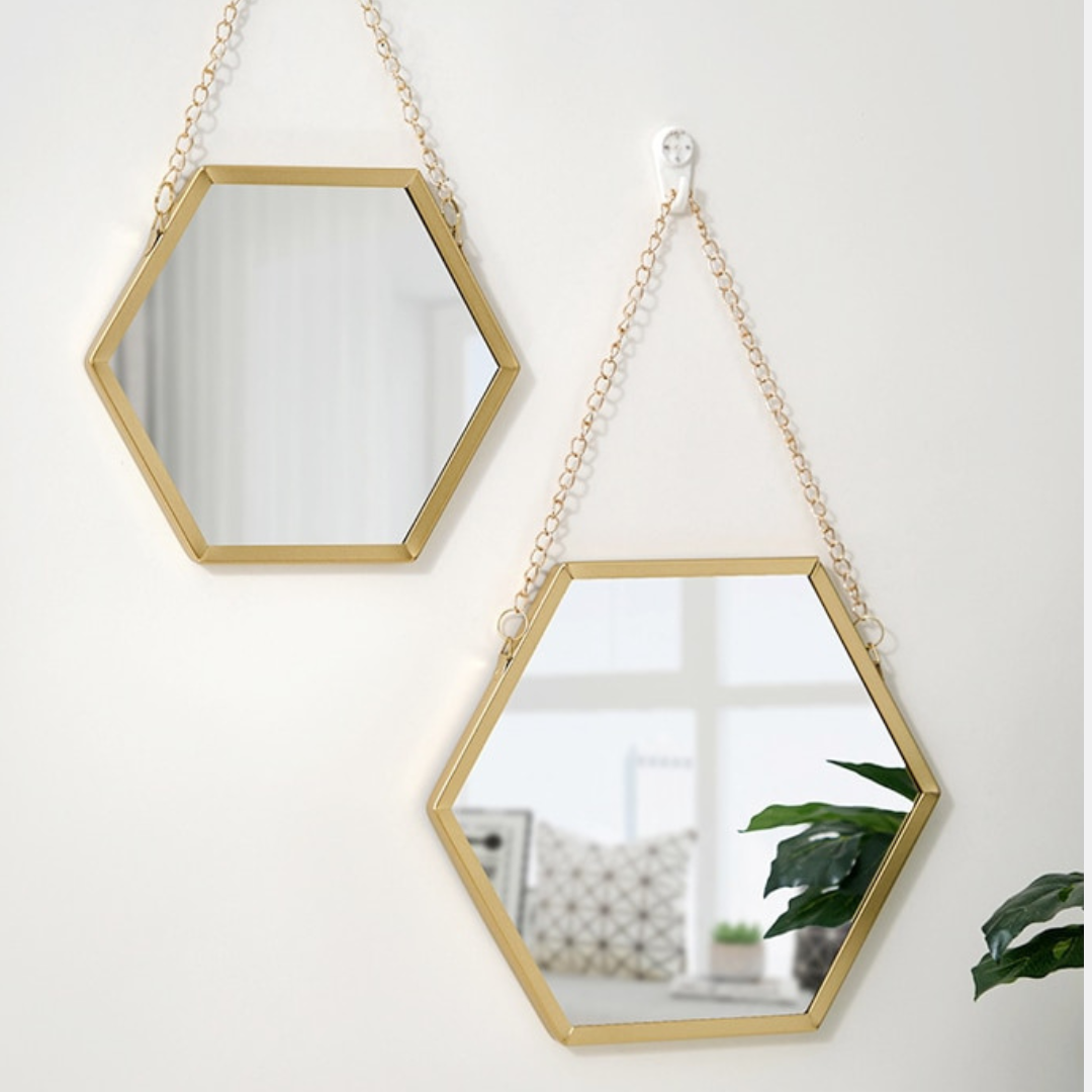 Miroir hexagonal