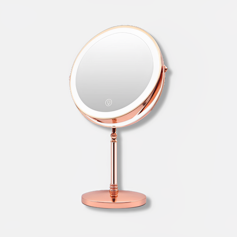 Miroir de maquillage sur pied