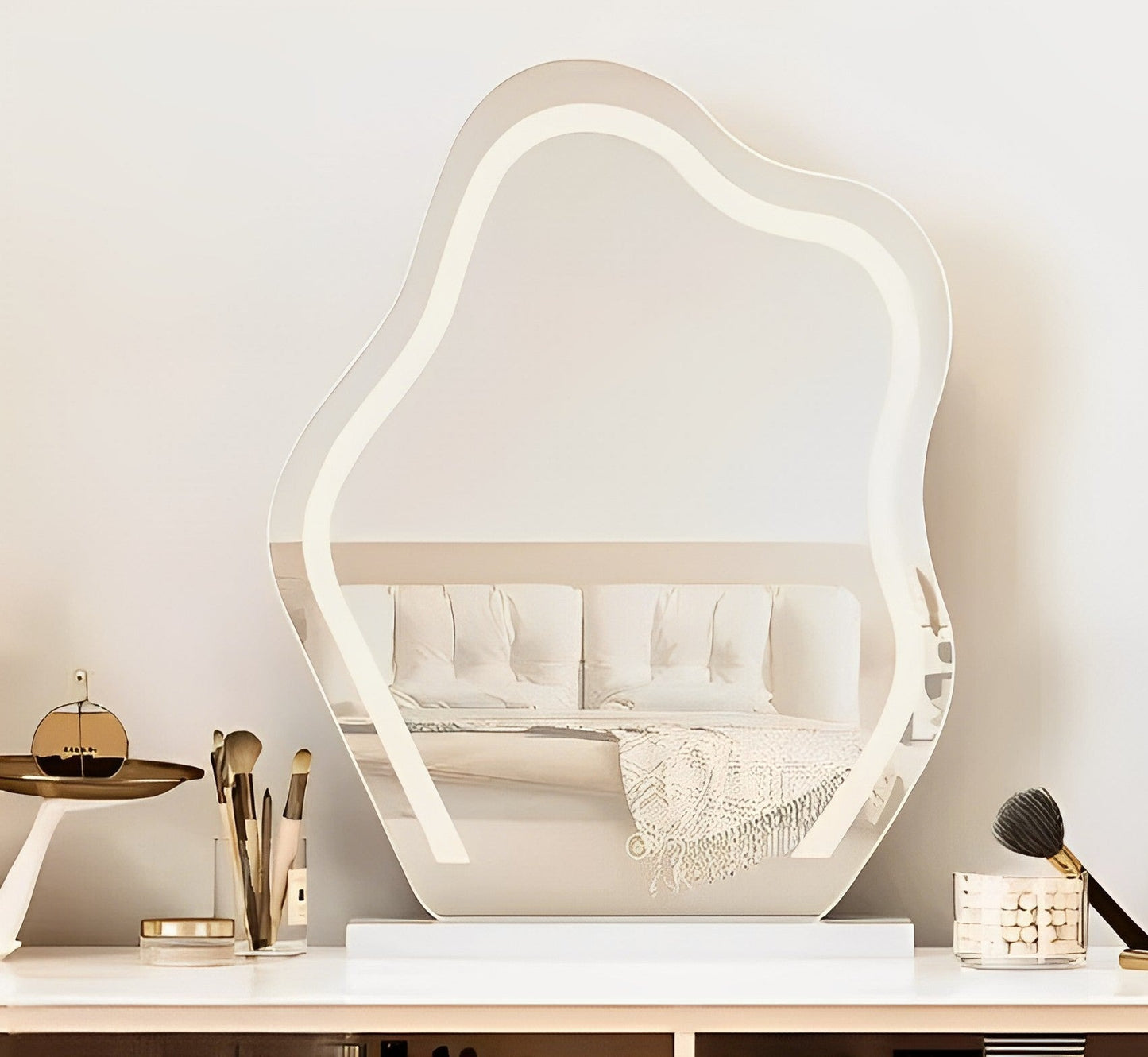 Miroir lumineux asymétrique