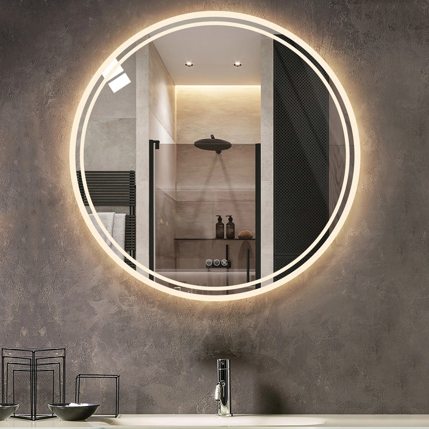 Miroir salle de bain lumineux